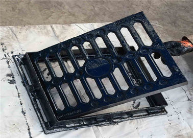 Type carré anti de grille de porte en métal de grilles de drain de fossé de fonte congelé