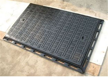 Résistance à la corrosion de trou d'homme d'eaux d'égout joint résistant carré de couverture de double